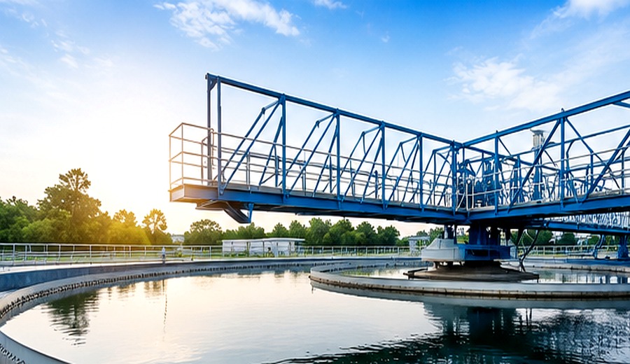 Water treatment plant support